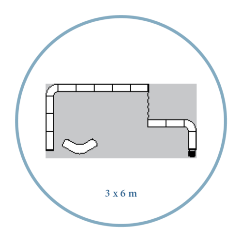 Pop Up Magnetic 6×3 m Kombination 3