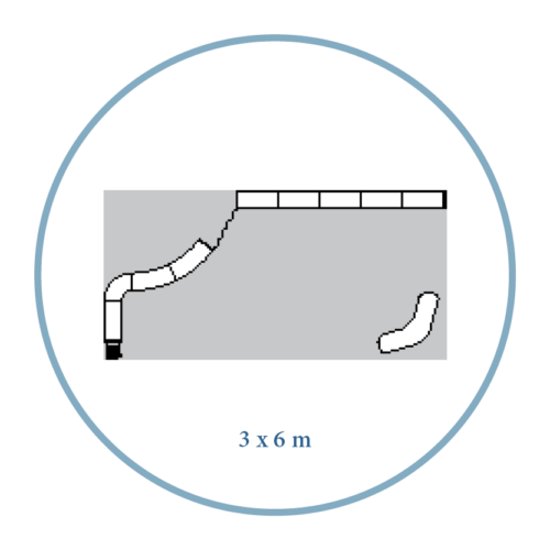 Pop Up Magnetic 6×3 m Kombination 5