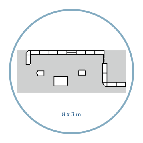 Pop Up Magnetic 8×3 m Kombination 7