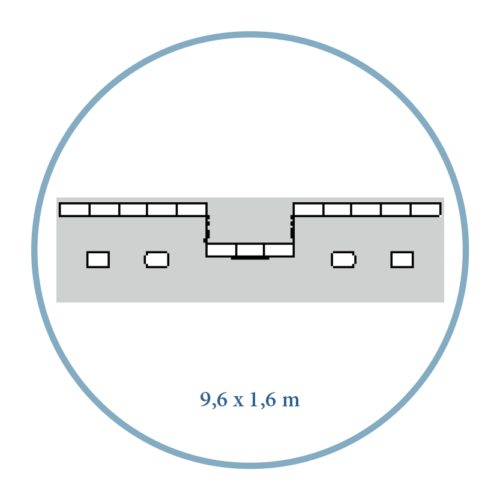 Pop Up Magnetic 9,6×1,6 m Kombination 8